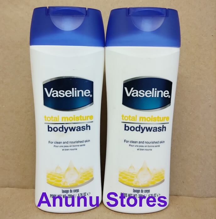 Vaseline Total Moisture Body Wash 2 x 200ml